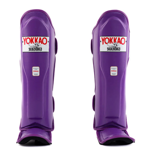 Yokkao Matrix Flash Purple Shin Guards