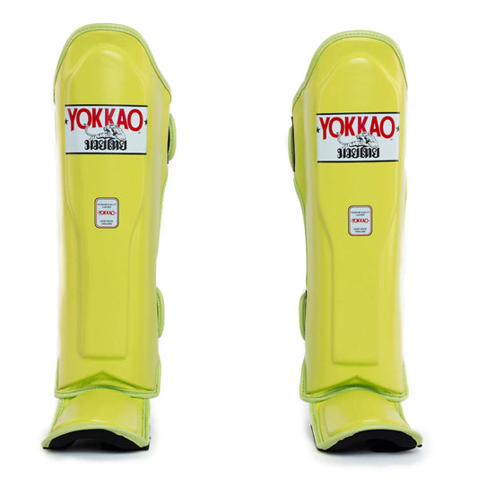 Yokkao Matrix Lime Punch Shin Guards