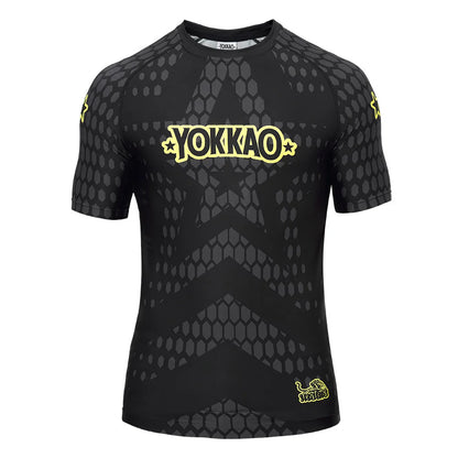 Yokkao Stargame Compression Rashguard Short Sleeve Shirts - Black