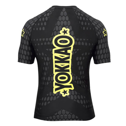 Yokkao Stargame Compression Rashguard Short Sleeve Shirts - Black