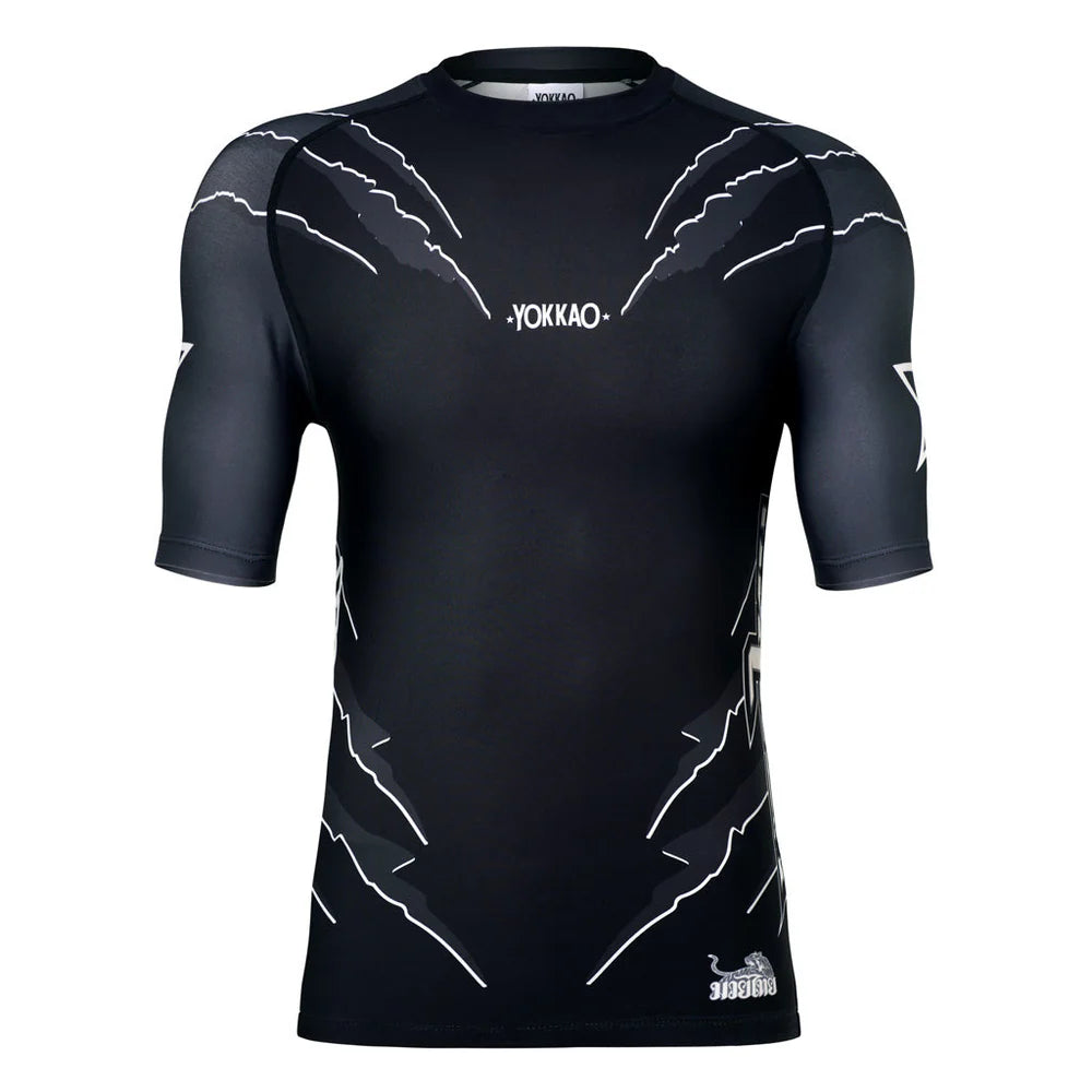 Yokkao Scratch Compression Rashguard Short Sleeve Shirts