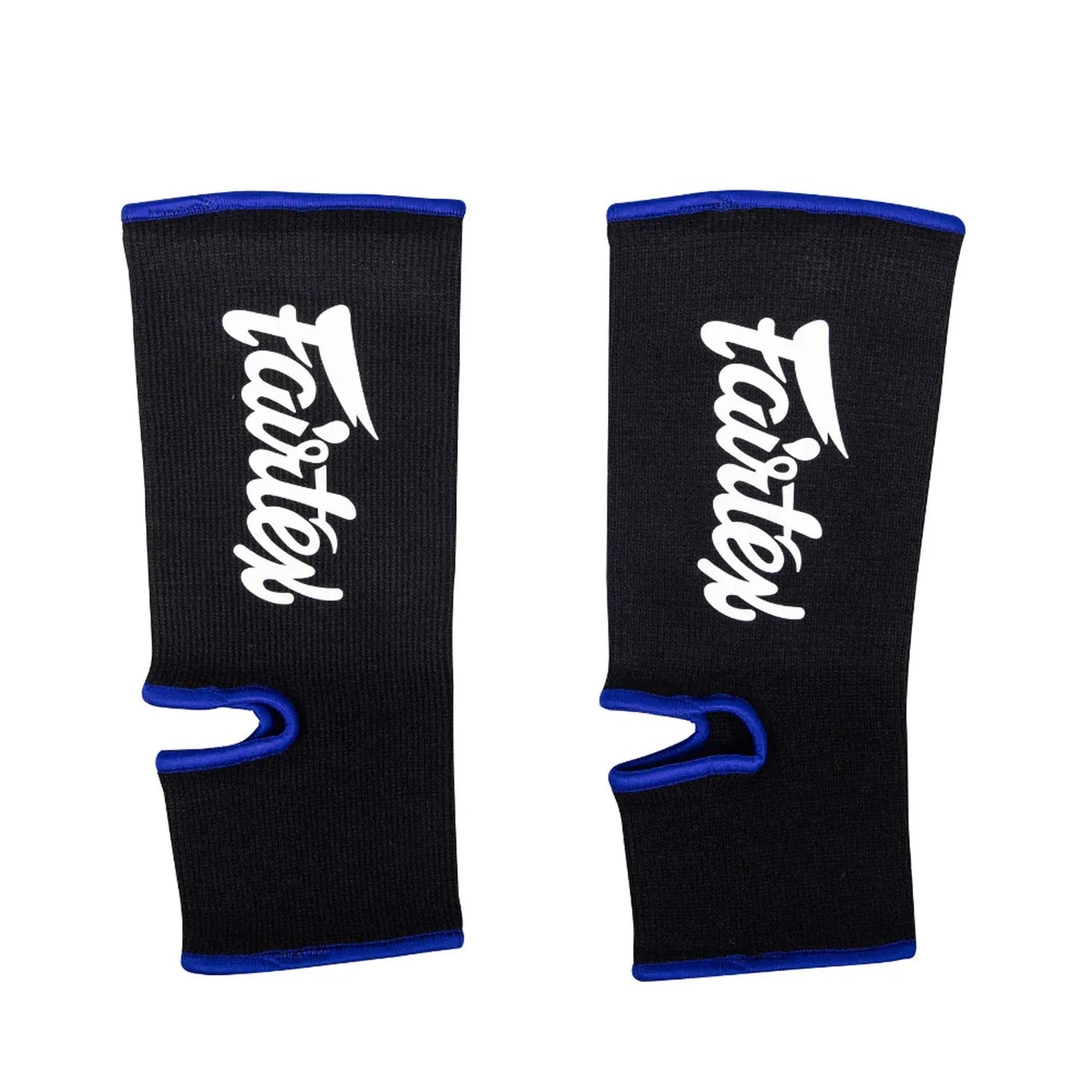 Fairtex Ankle Supports (Sized) Black - Blue - Stone Fight Shop