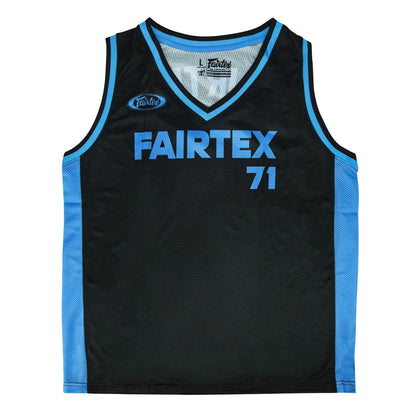 Fairtex Basketball Jersey - Black - Blue - Stone Fight Shop