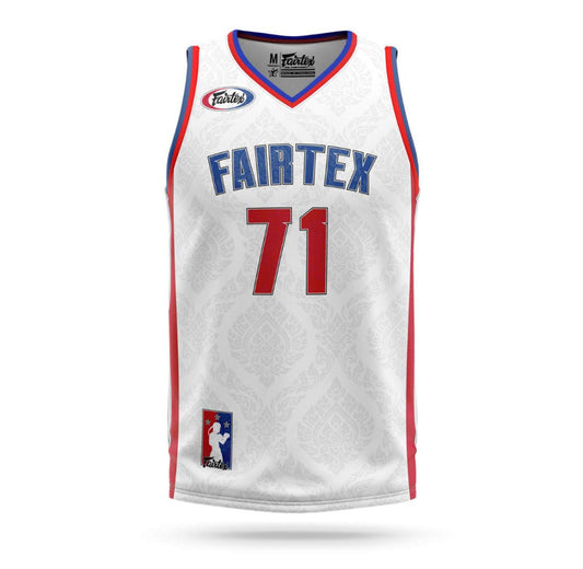 Fairtex Basketball Jersey White - Stone Fight Shop