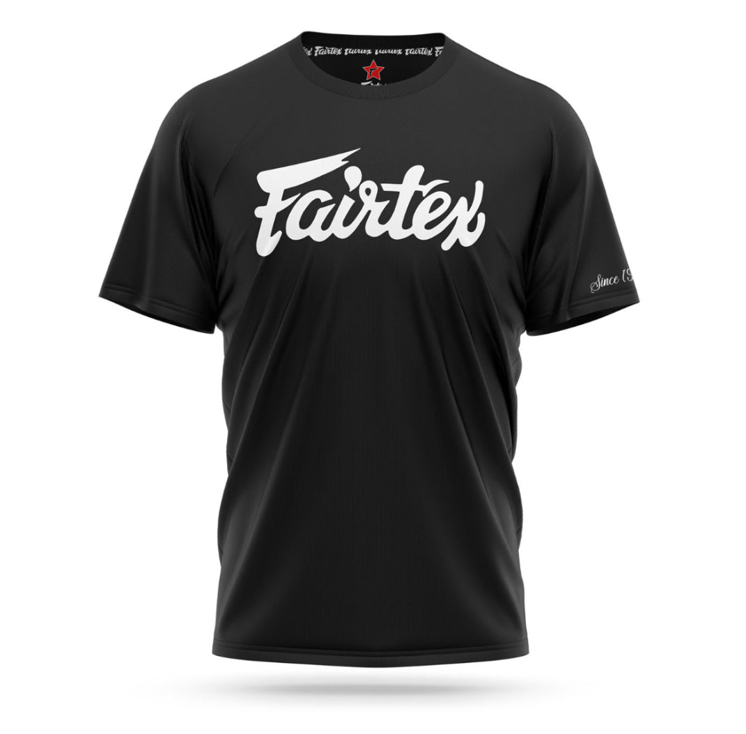 Fairtex Black Classic Logo T-Shirt - Stone Fight Shop