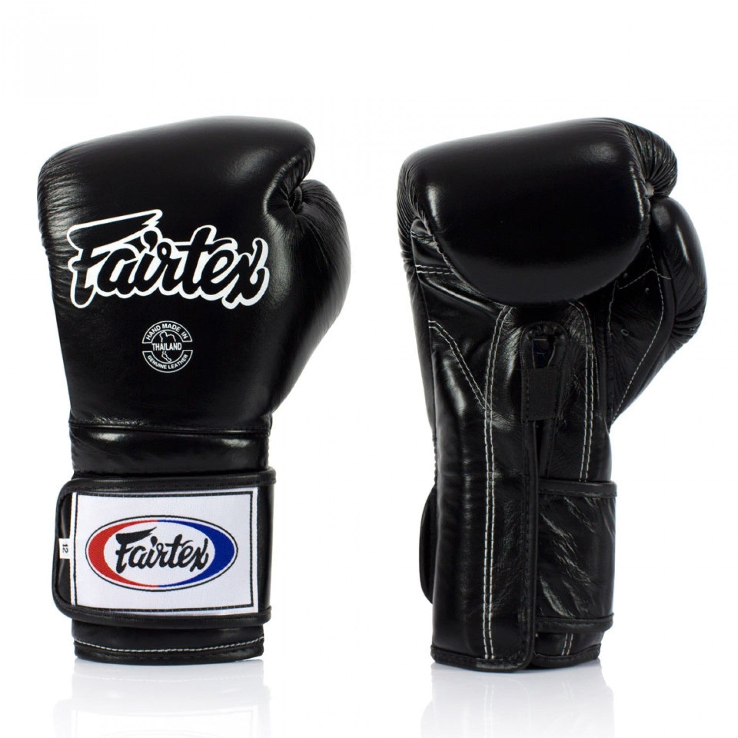 Fairtex Black Mexican Style Boxing Gloves - Stone Fight Shop