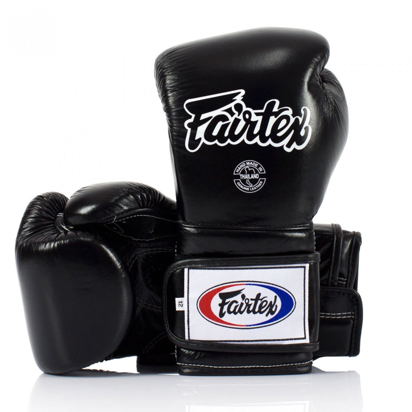 Fairtex Black Mexican Style Boxing Gloves - Stone Fight Shop