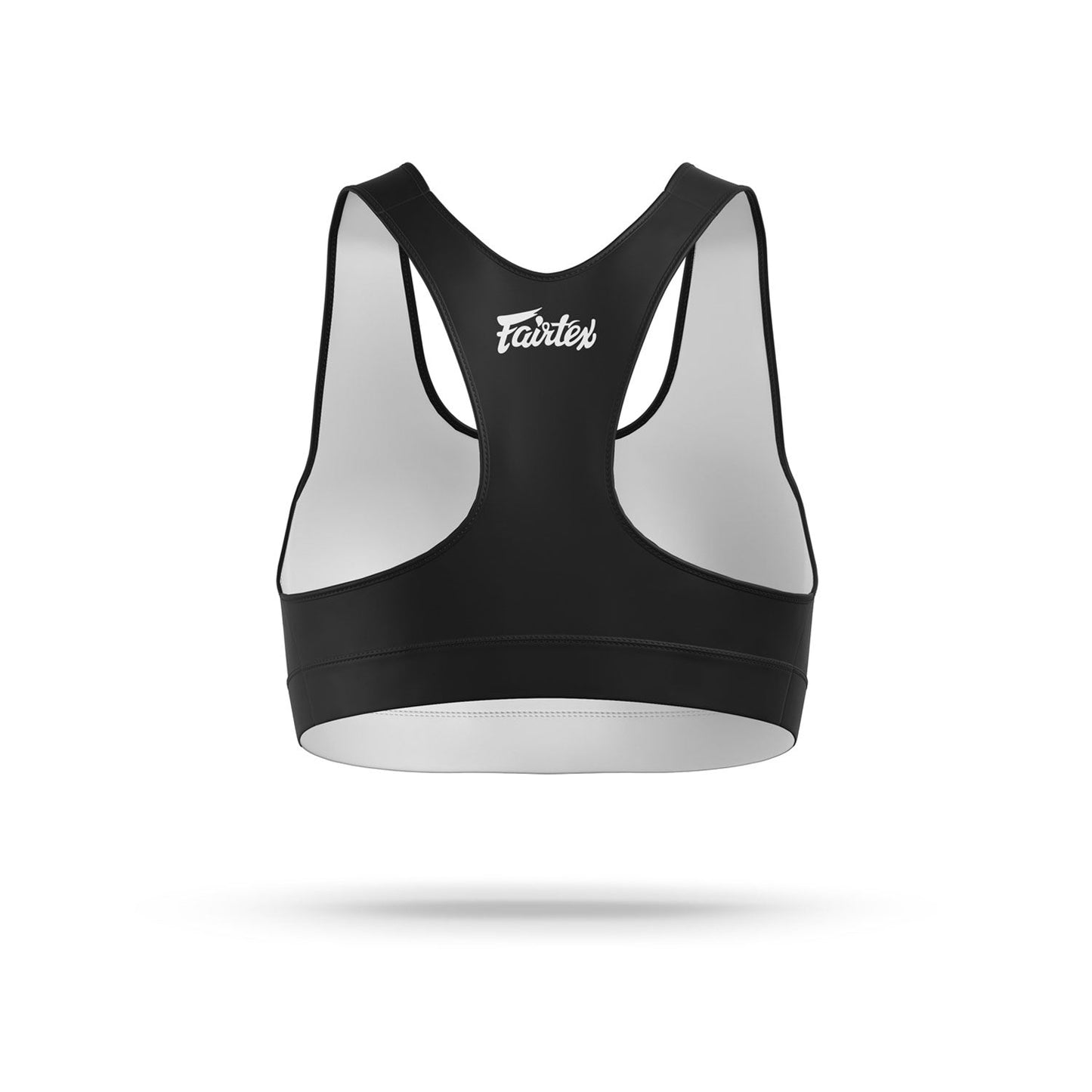 Fairtex Classic Sports Bra Black - White - Stone Fight Shop