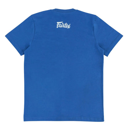 Fairtex Cotton T-Shirt - Fairtex Worldwide - Blue - Stone Fight Shop