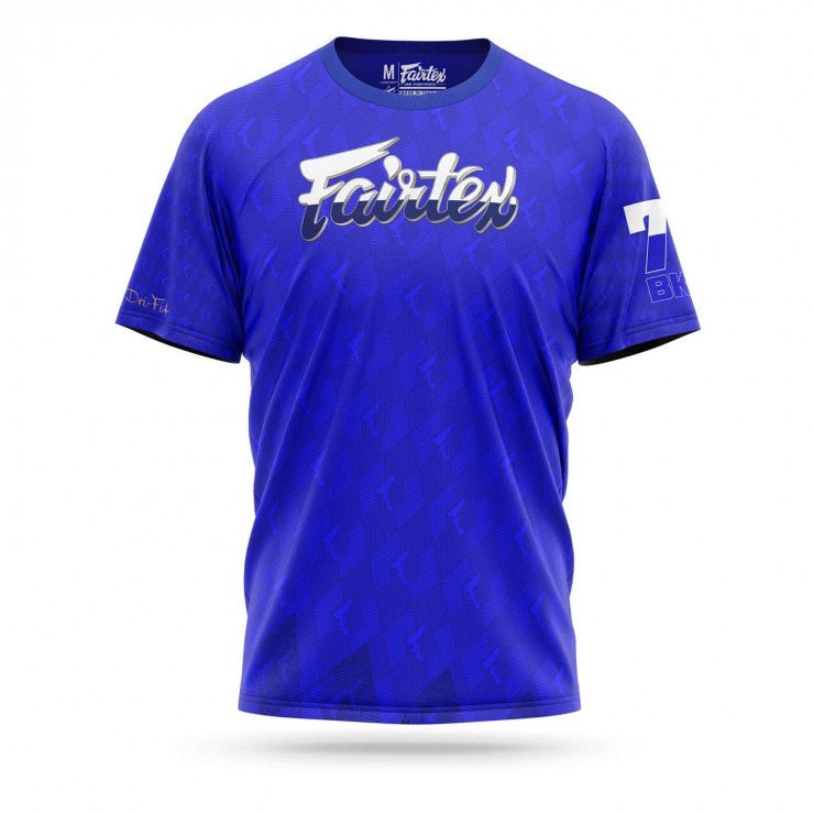 Fairtex Dri Fit T - Shirt Blue - Stone Fight Shop