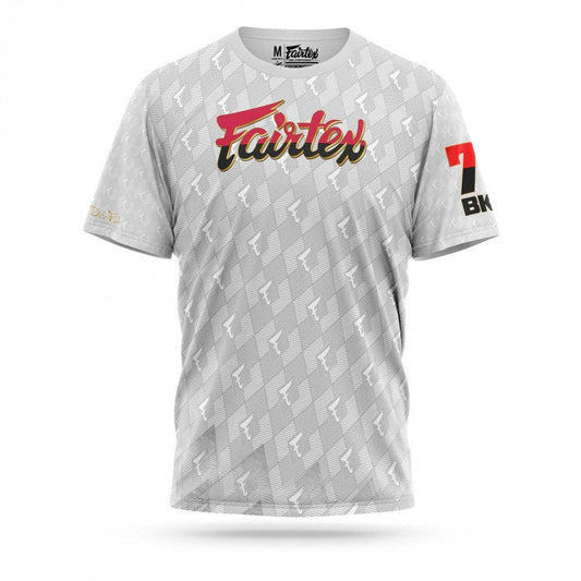 Fairtex Dri Fit T - Shirt White - Stone Fight Shop