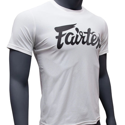 Fairtex Dri-Fit T-Shirt - White - Stone Fight Shop