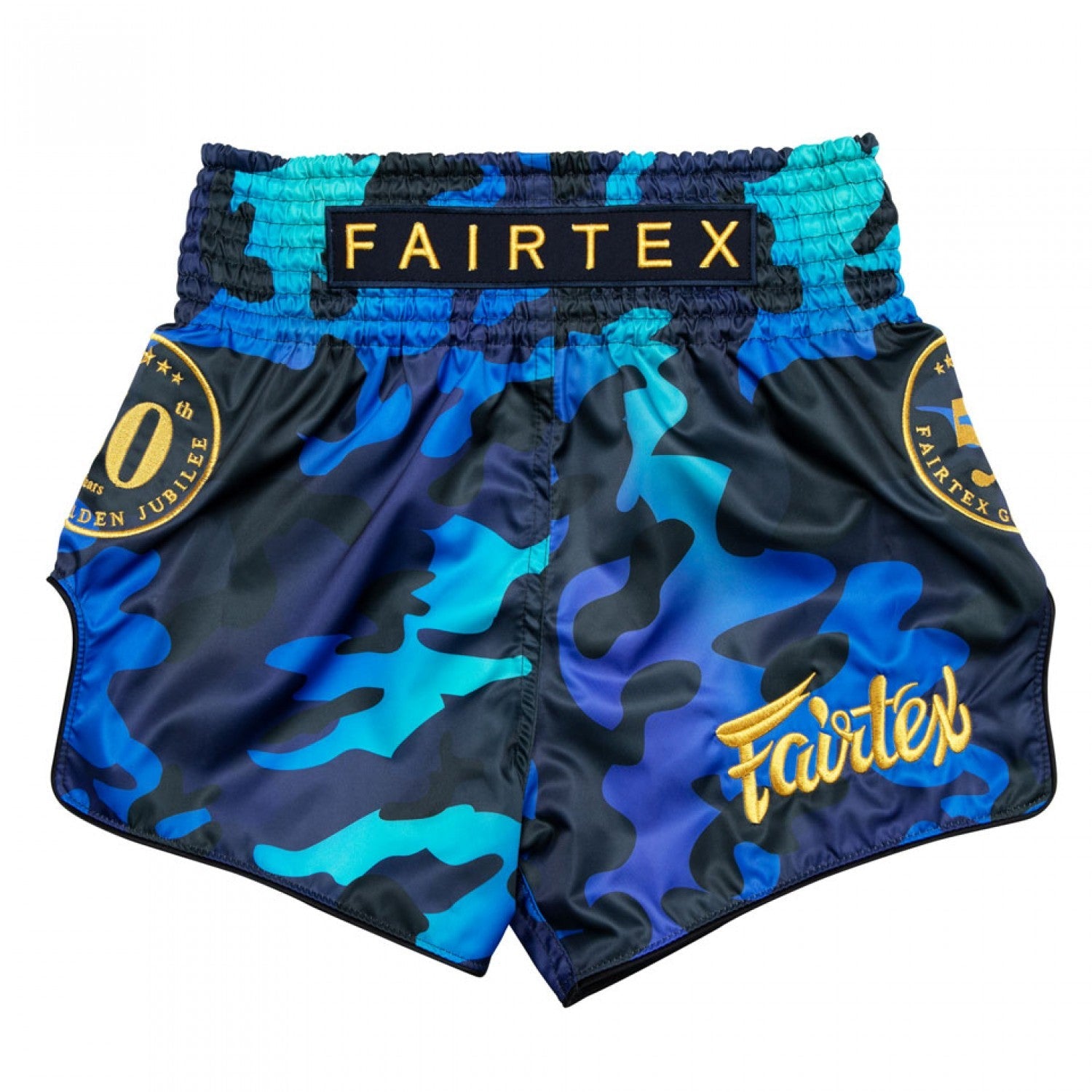 Fairtex Golden Jubilee Luster Muay Thai Shorts - Stone Fight Shop