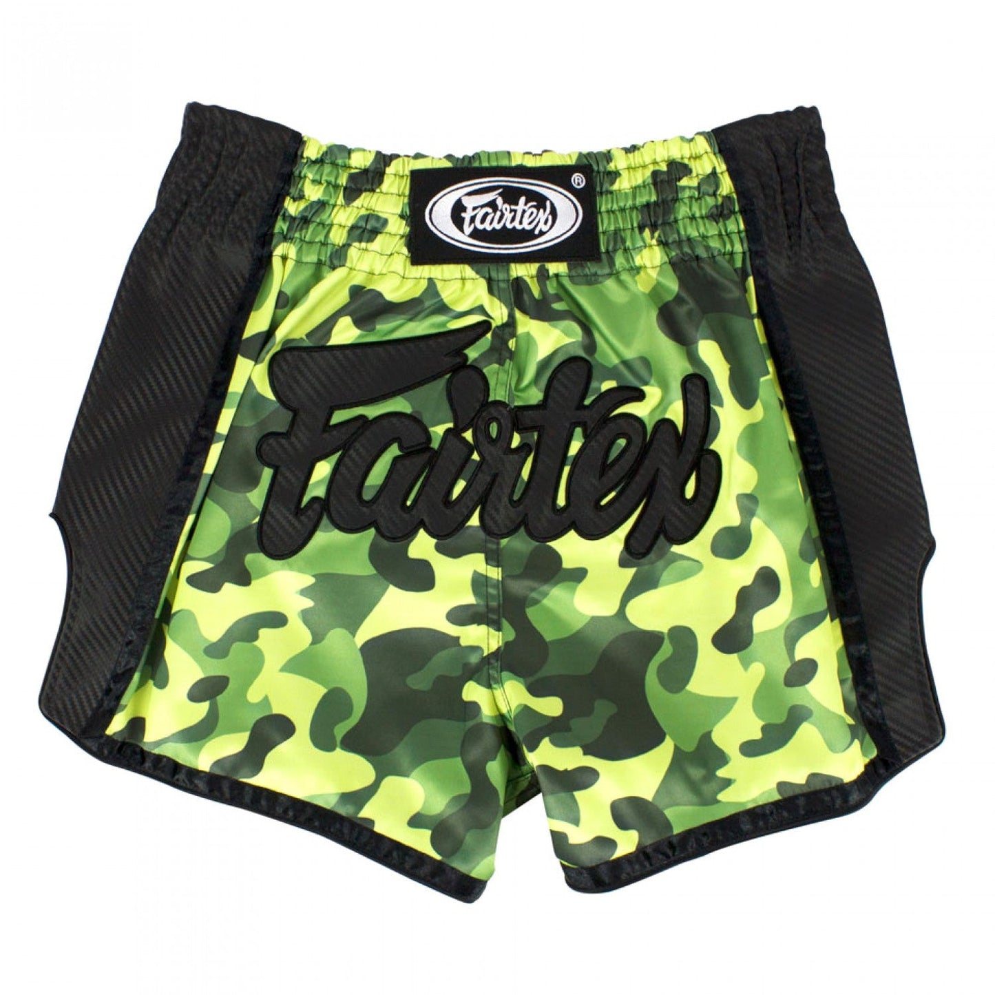 Fairtex Green Camo Slim Cut Muay Thai Shorts - Stone Fight Shop