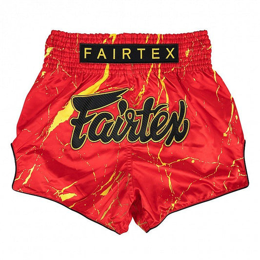 Fairtex Inferno Muay Thai Shorts Red - Stone Fight Shop