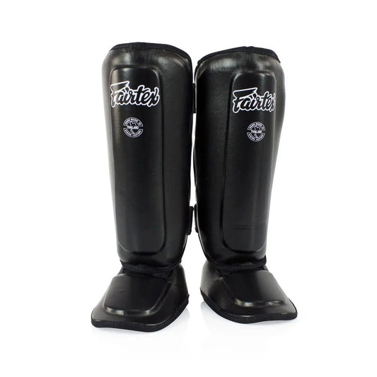 Fairtex Kids Shin Pads - Black - Stone Fight Shop