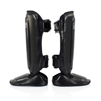 Fairtex Kids Shin Pads - Black - Stone Fight Shop