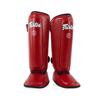 Fairtex Kids Shin Pads - Red - Stone Fight Shop