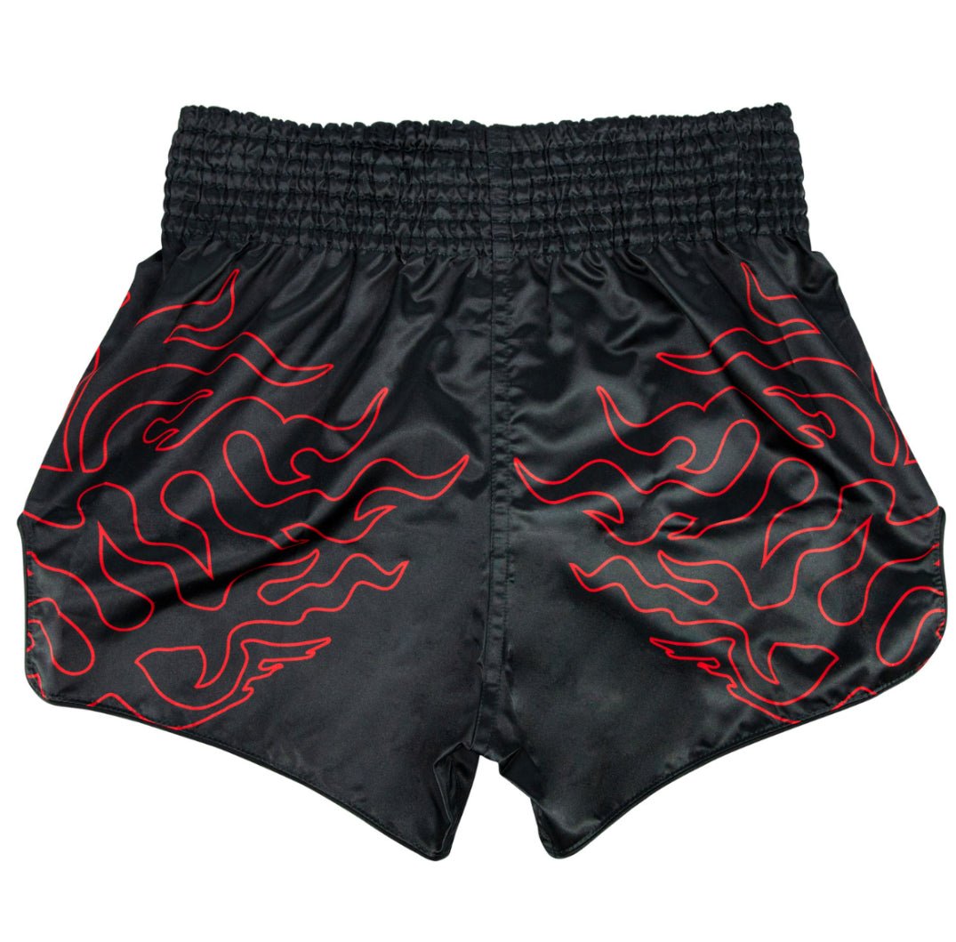 Fairtex Lava Muay Thai Shorts Black - Stone Fight Shop