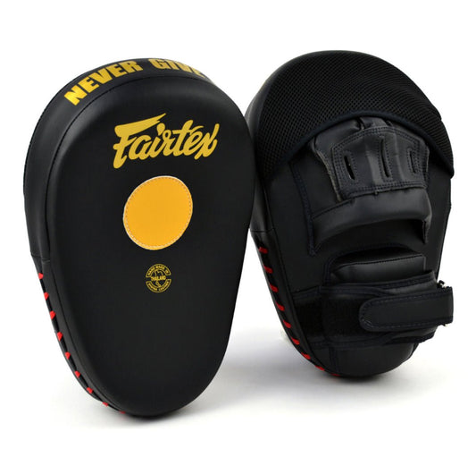 Fairtex Maximised Focus Mitts Black - Gold - Stone Fight Shop