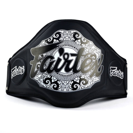 Fairtex Microfiber Belly Pad Black - Black - Stone Fight Shop