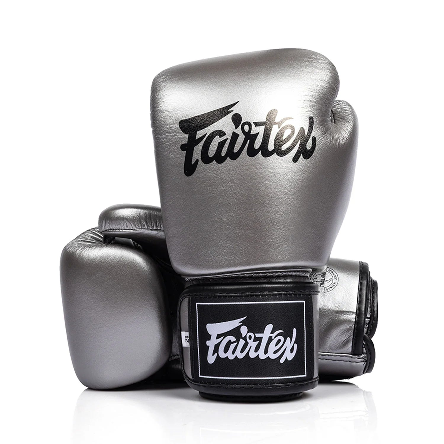 Fairtex Microfibre Boxing Gloves - Gun Metallic - Stone Fight Shop