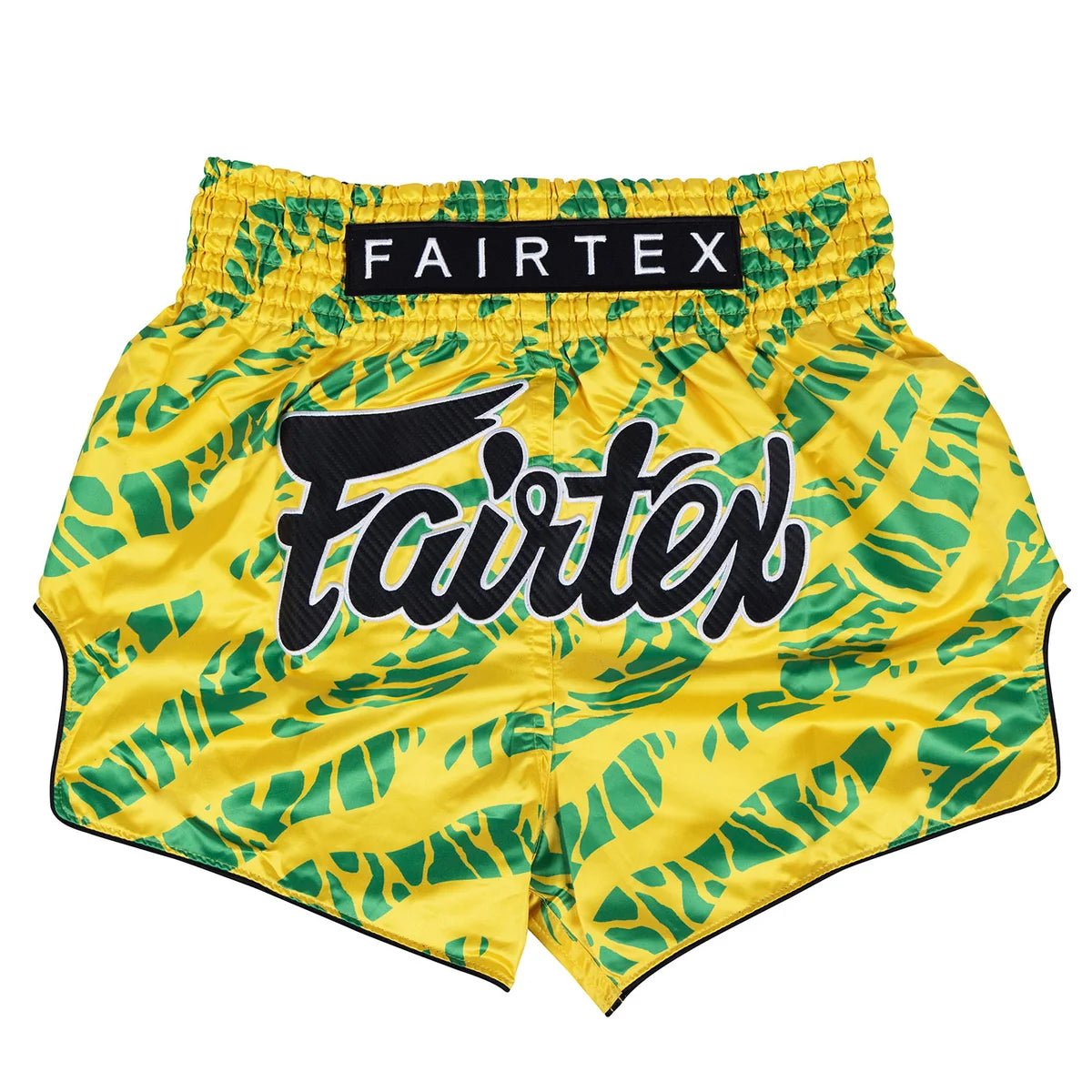 Fairtex Muay Thai Shorts - Yellow-Green - Stone Fight Shop