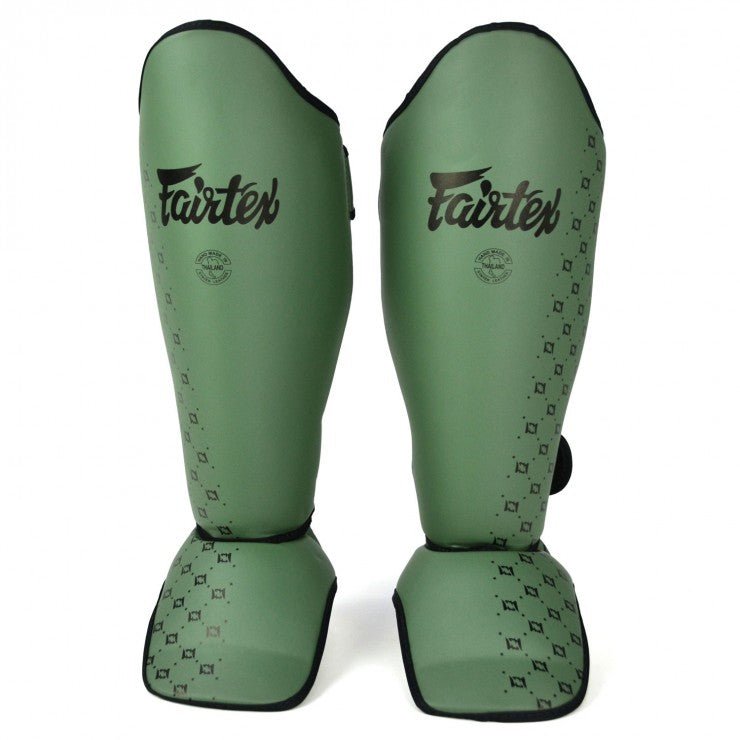 Fairtex Olive Shin Pads - Stone Fight Shop