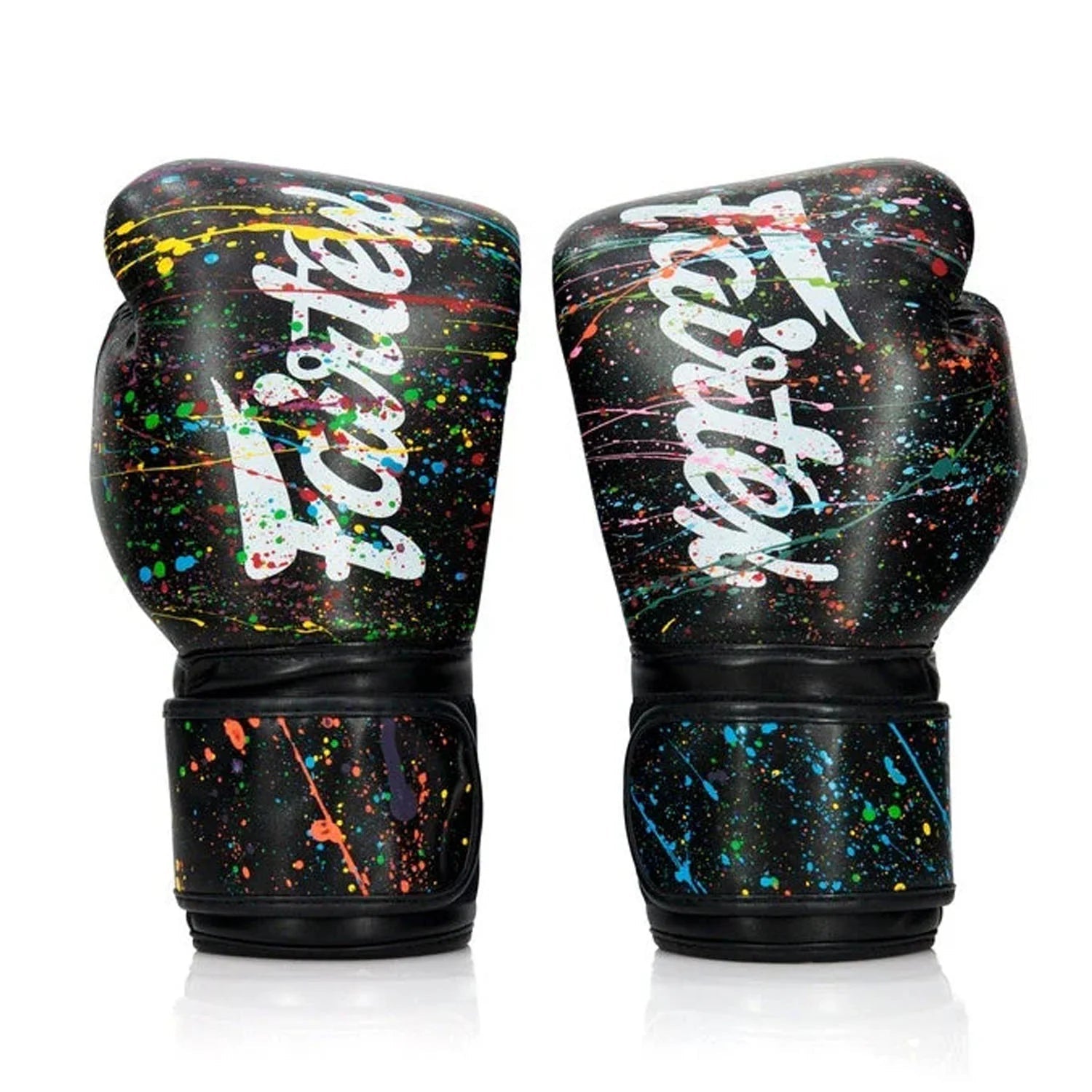 Fairtex Painter Microfibres Boxing Gloves - Black - Stone Fight Shop