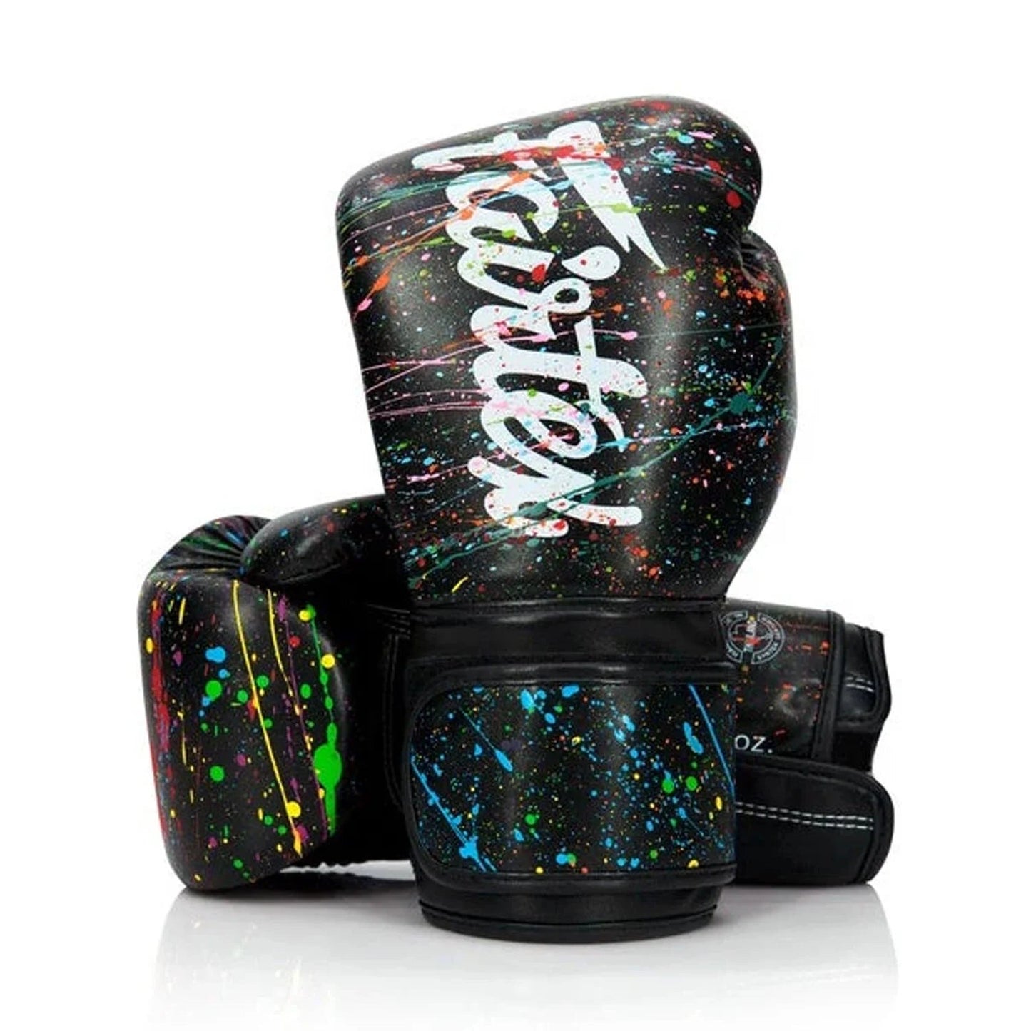 Fairtex Painter Microfibres Boxing Gloves - Black - Stone Fight Shop