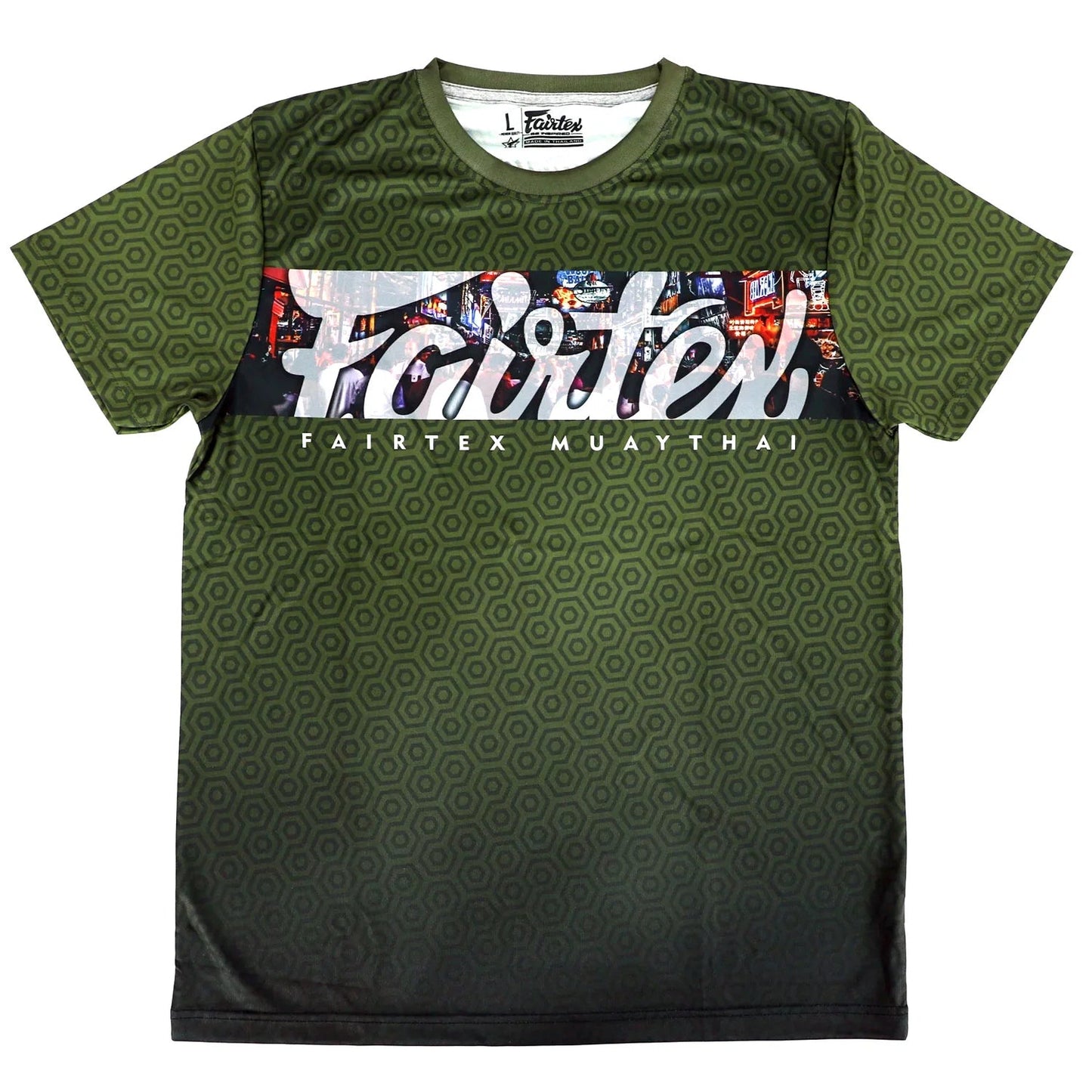 Fairtex Pattaya Nightlife T-Shirt Green - Stone Fight Shop