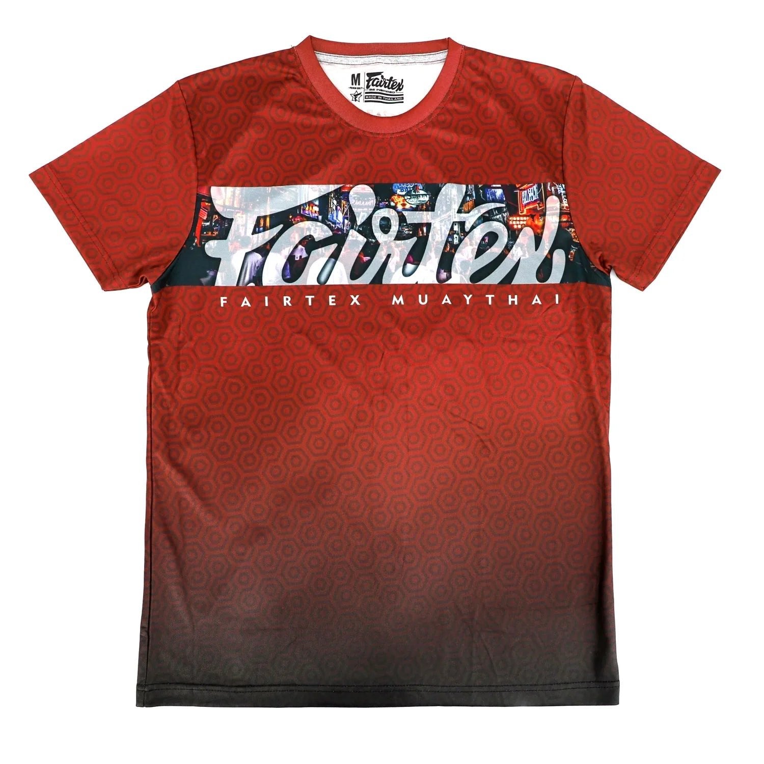 Fairtex Pattaya Nightlife T-Shirt Red - Stone Fight Shop