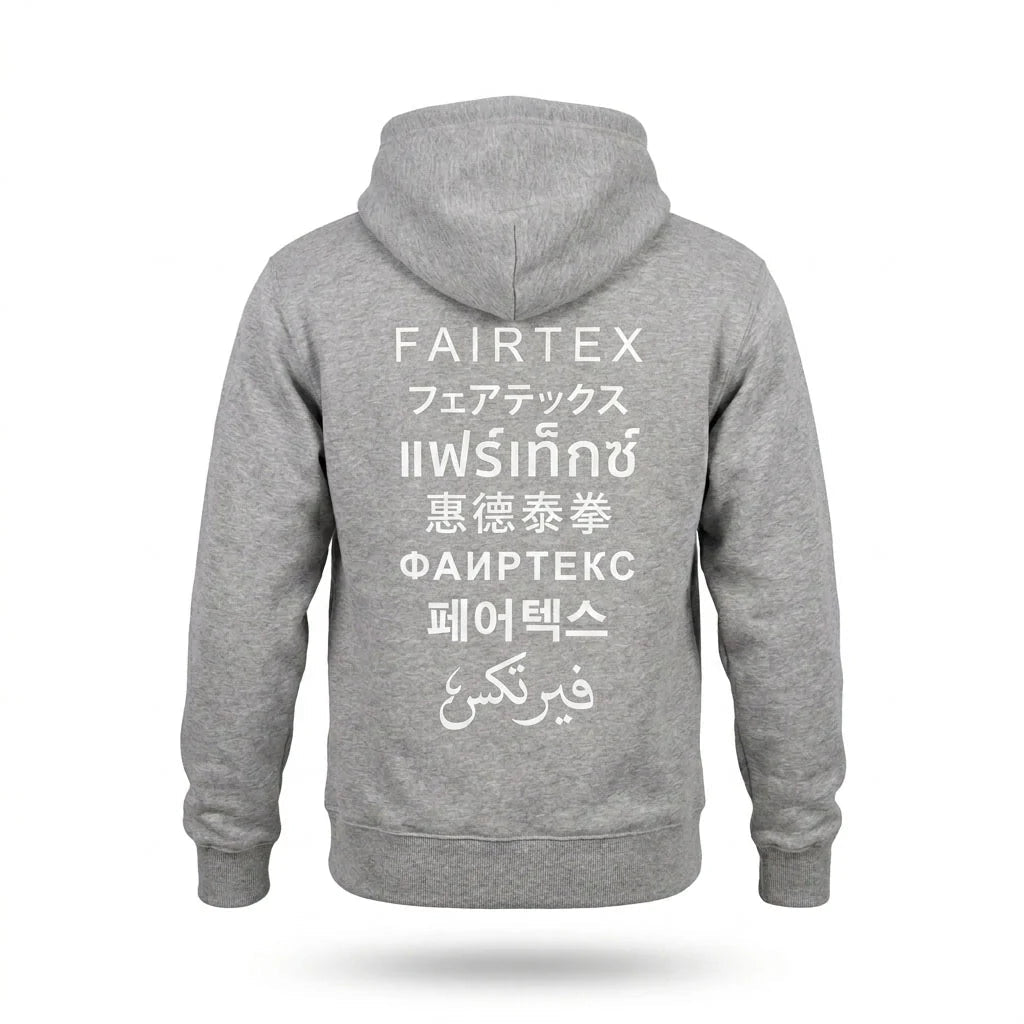 Fairtex Pullover Hoodie - Grey - Stone Fight Shop