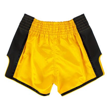 Fairtex Slim Fit Yellow Muay Thai Shorts - Stone Fight Shop