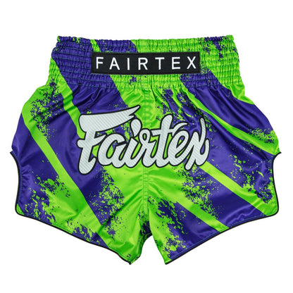 Fairtex Street King Green Muay Thai Shorts - Stone Fight Shop