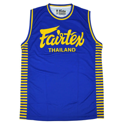 Fairtex Tank Top - Blue - Yellow - Stone Fight Shop