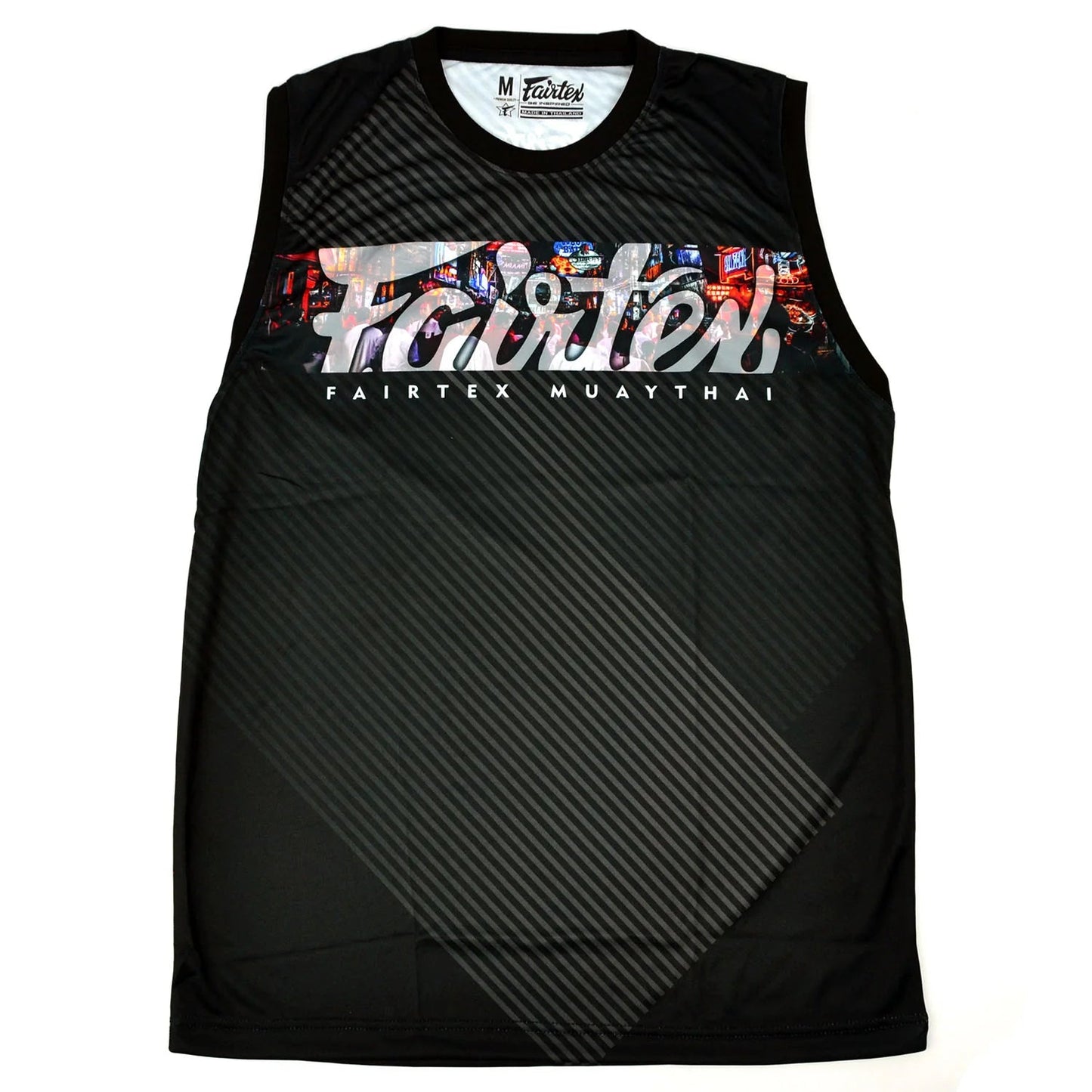 Fairtex Tank Top - Pattaya Nightlife - Black - Stone Fight Shop