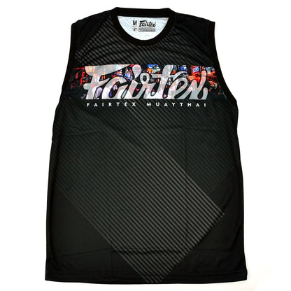 Fairtex Tank Top - Pattaya Nightlife - Black - Stone Fight Shop