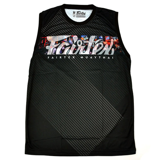 Fairtex Tank Top - Pattaya Nightlife - Black - Stone Fight Shop