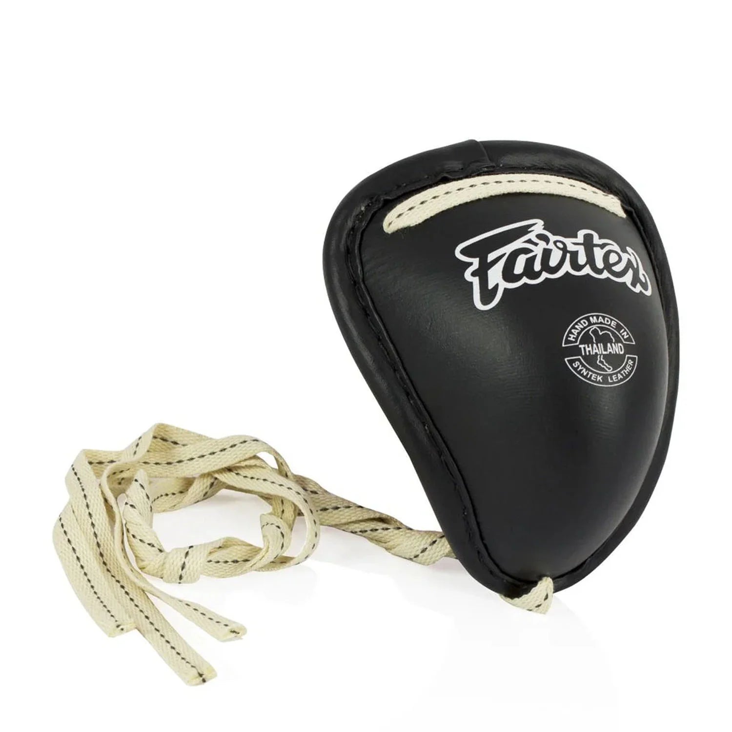 Fairtex Thai Metal Groin Guard - Black - Stone Fight Shop