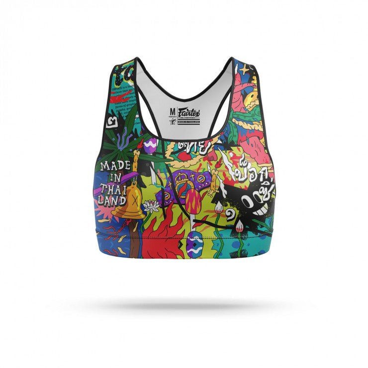 Fairtex URFACE Full Print Sports Bra - Stone Fight Shop