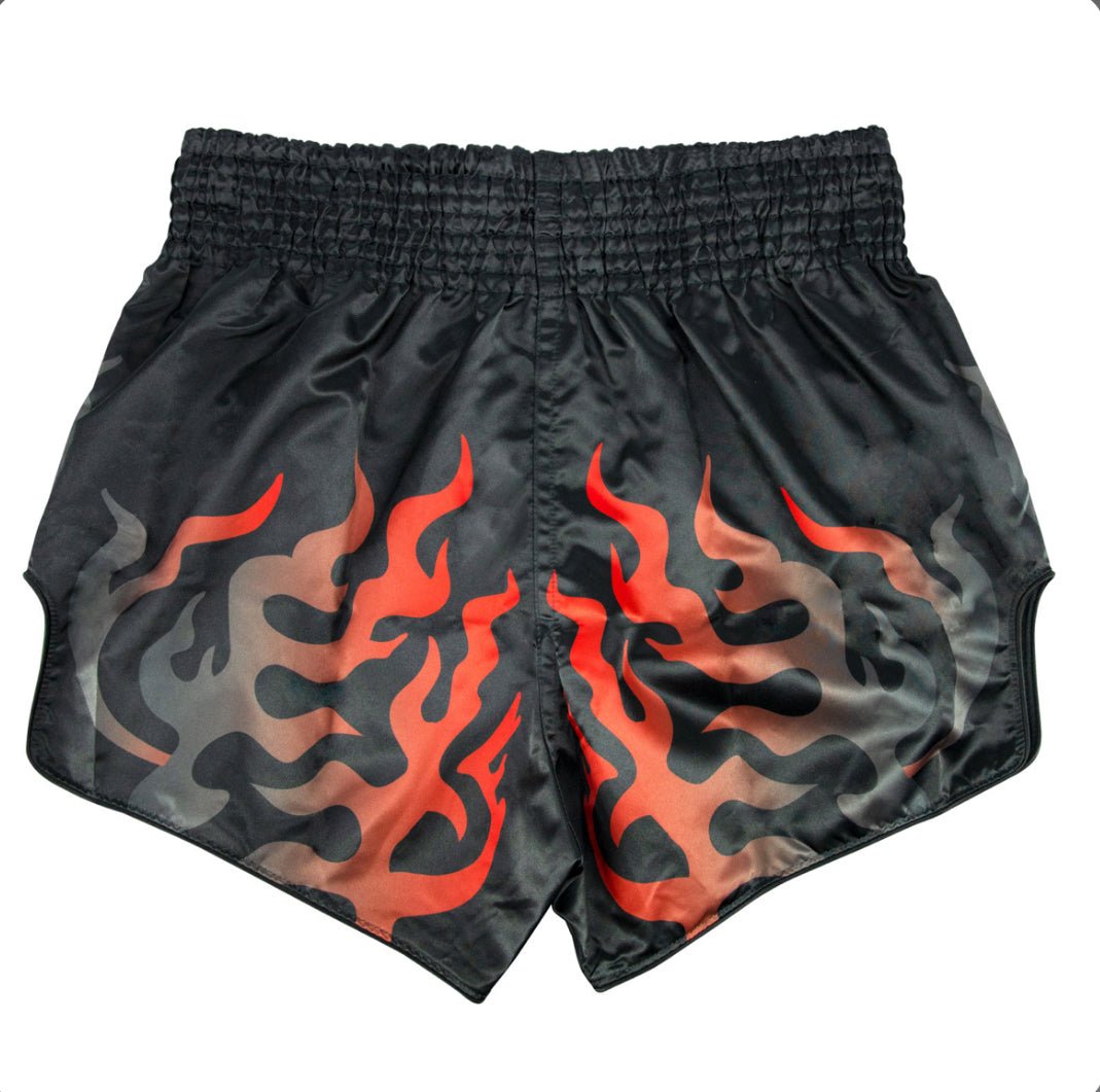 Fairtex Volcano Muay Thai Shorts Black - Stone Fight Shop