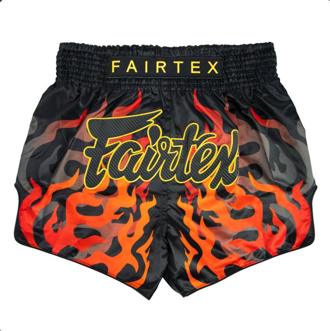 Fairtex Volcano Muay Thai Shorts Black - Stone Fight Shop