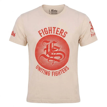 Fairtex x Fight Story T-Shirt - Cream - Stone Fight Shop