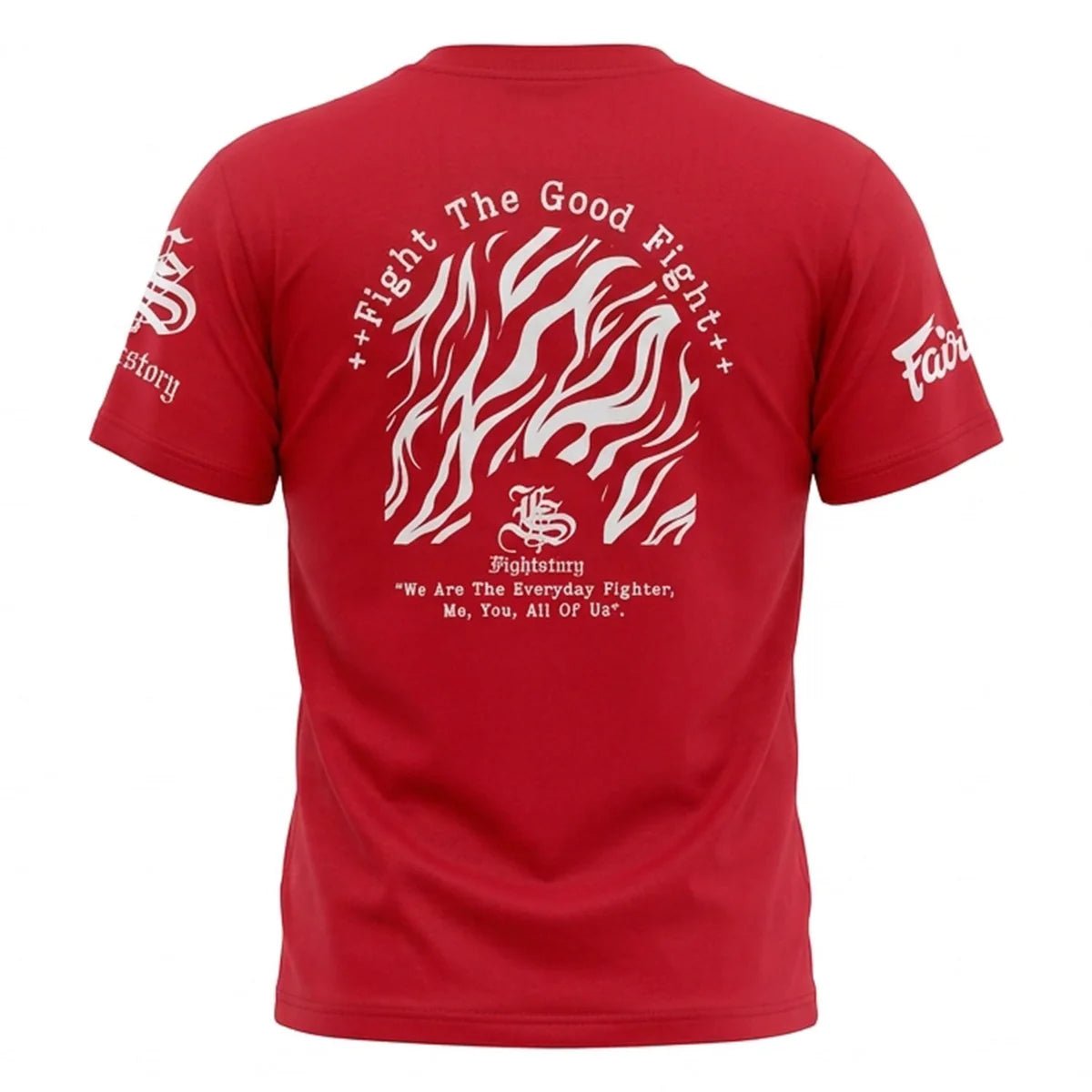 Fairtex x Fight Story T-Shirt - Red - Stone Fight Shop