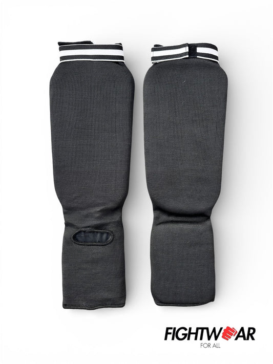 Fightwear For All Foam Shin Guards - Black - Stone Fight Shop