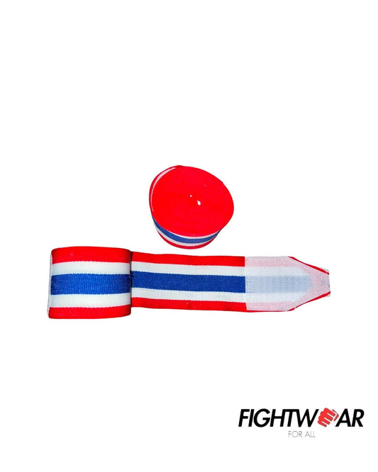 Fightwear For All Hand Wraps - Thai Flag - Stone Fight Shop