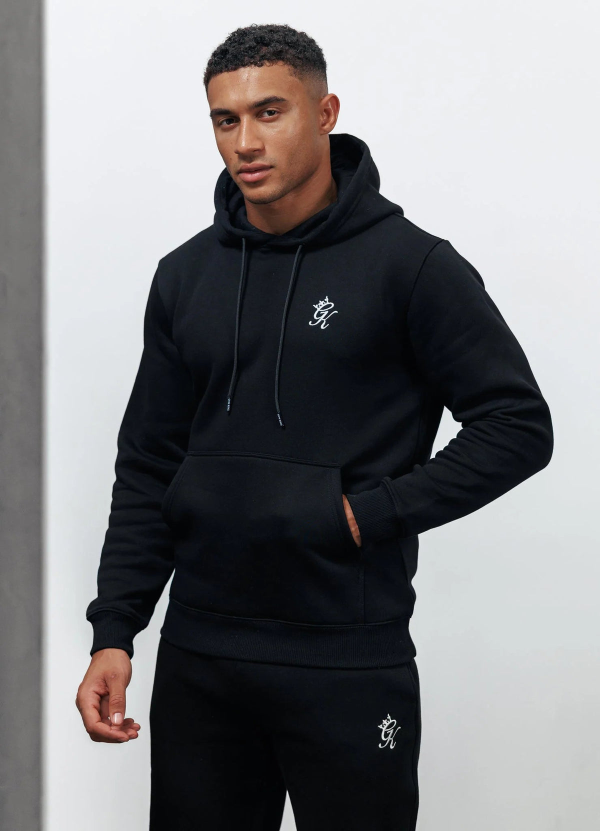 Gym King Fundamental Fleece Hoodie - Black - Stone Fight Shop