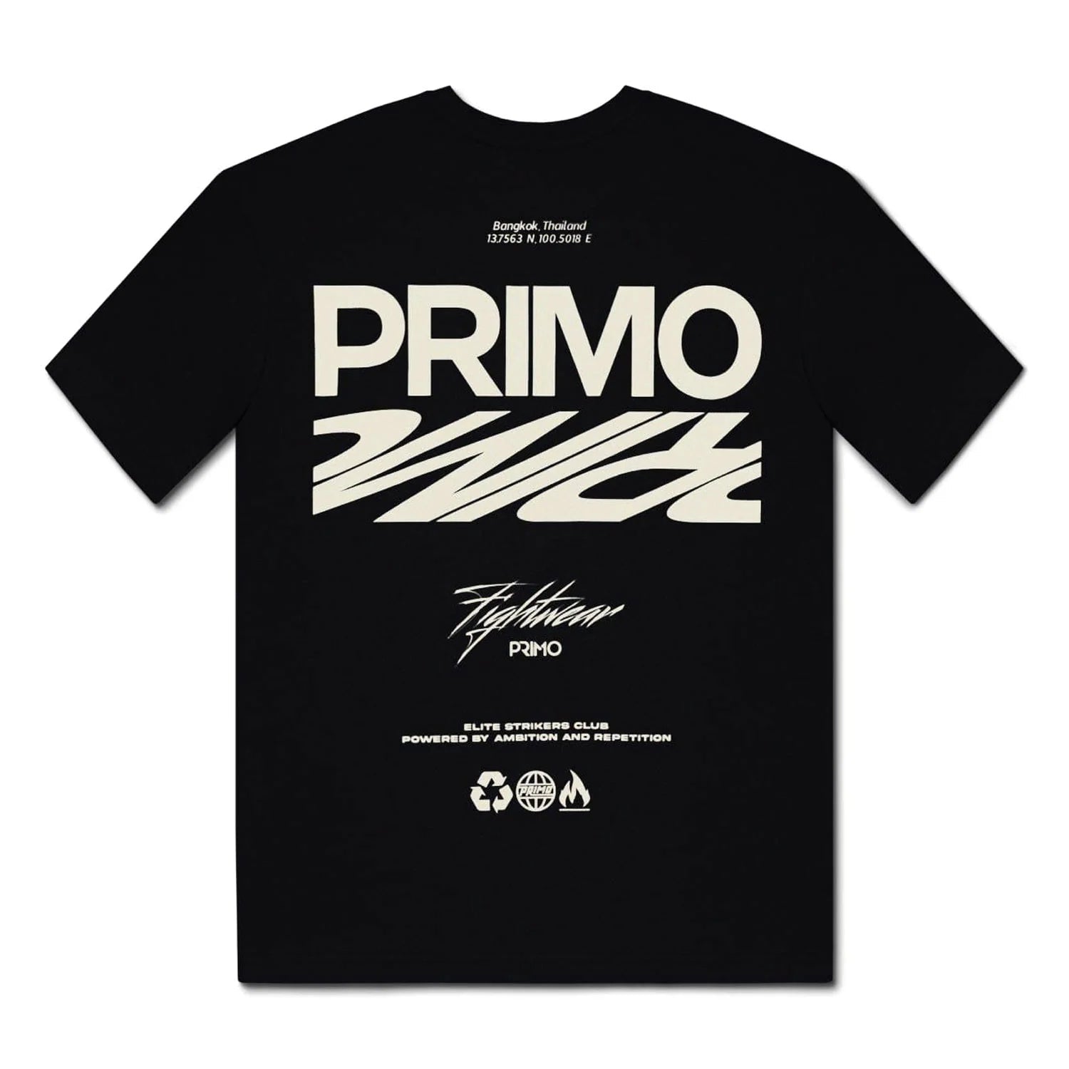Primo E.S.C (Elite Strikers Club) T-Shirt - Black - Stone Fight Shop