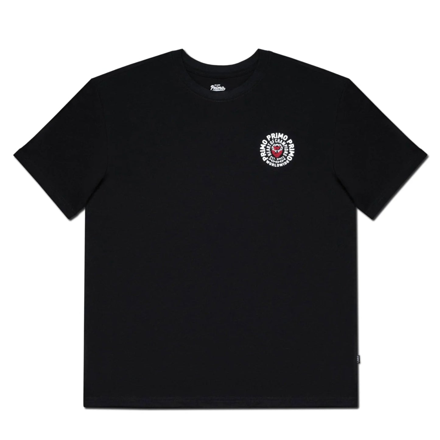Primo Heart Of Champions Cotton T-Shirt - Black - Stone Fight Shop